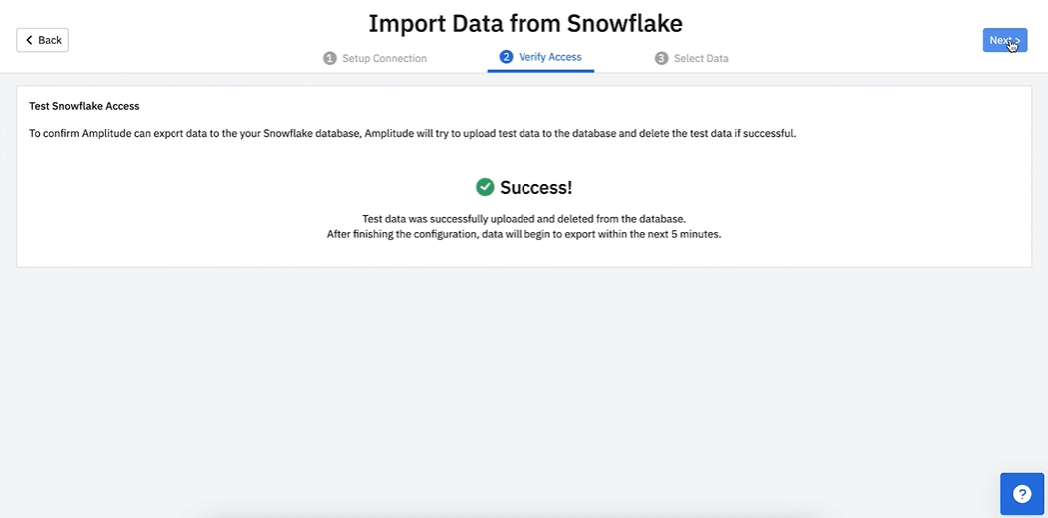 Import Data from Snowflake - Verify Access: Snowflake to Amplitude | Hevo Data